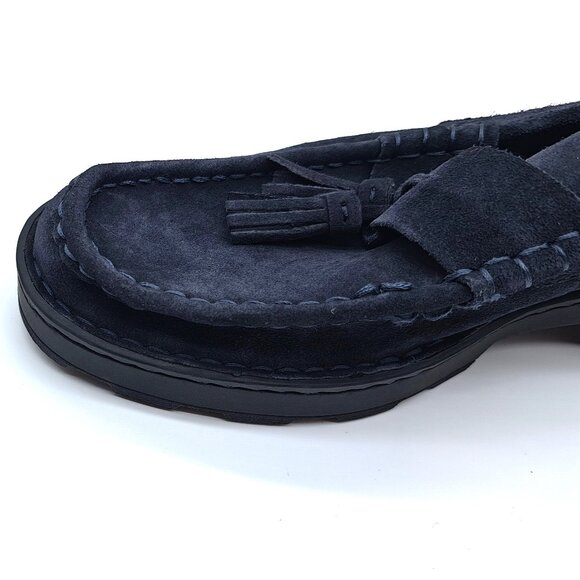 Born Women's Capri Tassel Platform Loafer Navy Suede - Size 10 - Picture 7 of 13